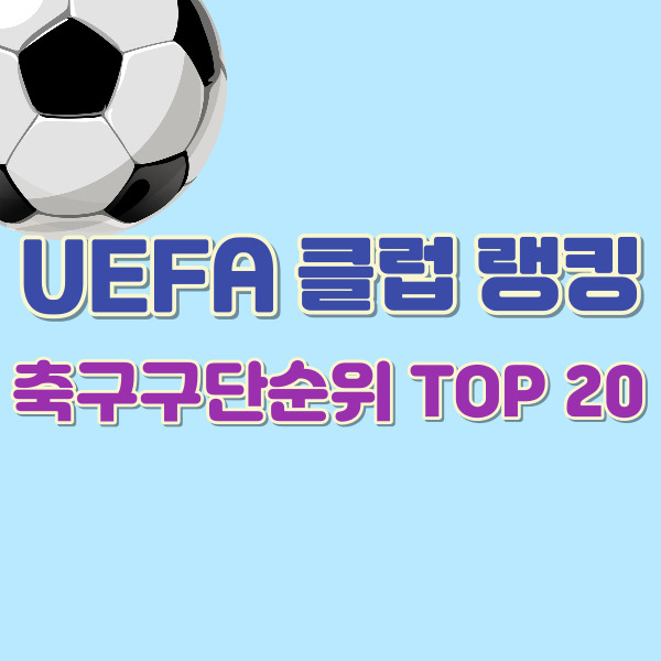 유럽 축구클럽 랭킹 소개-썸네일