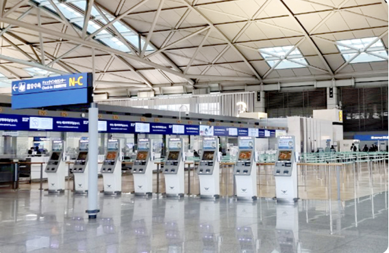 인청공항-출국-체크인-장소-모습