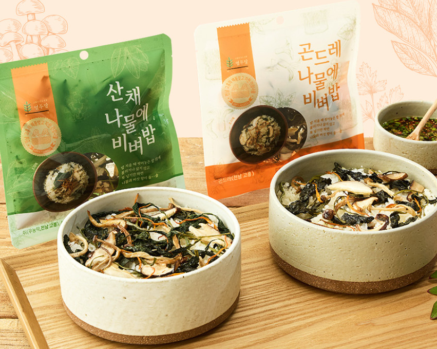 6시내고향 나물비빔밥 나물피클장아찌 나물선식 건나물 구매 정보 전남 고흥 담우