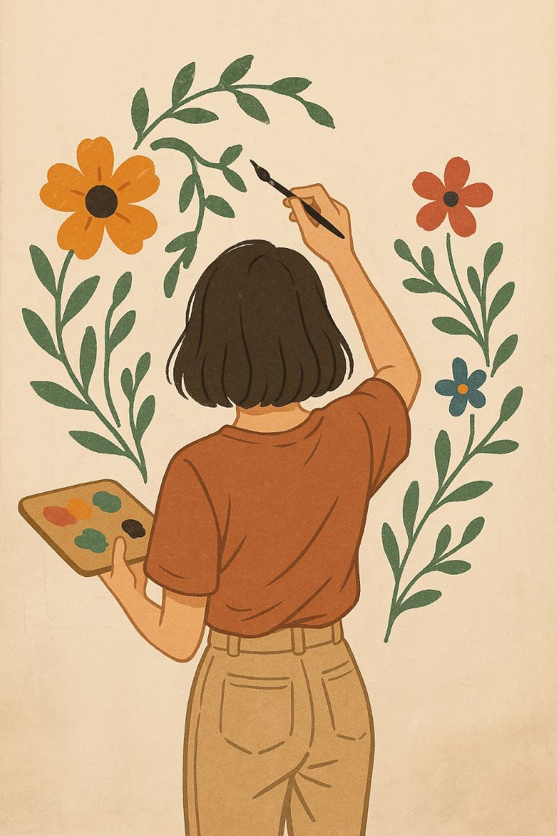 벽에 그림을 그리는 꿈해몽