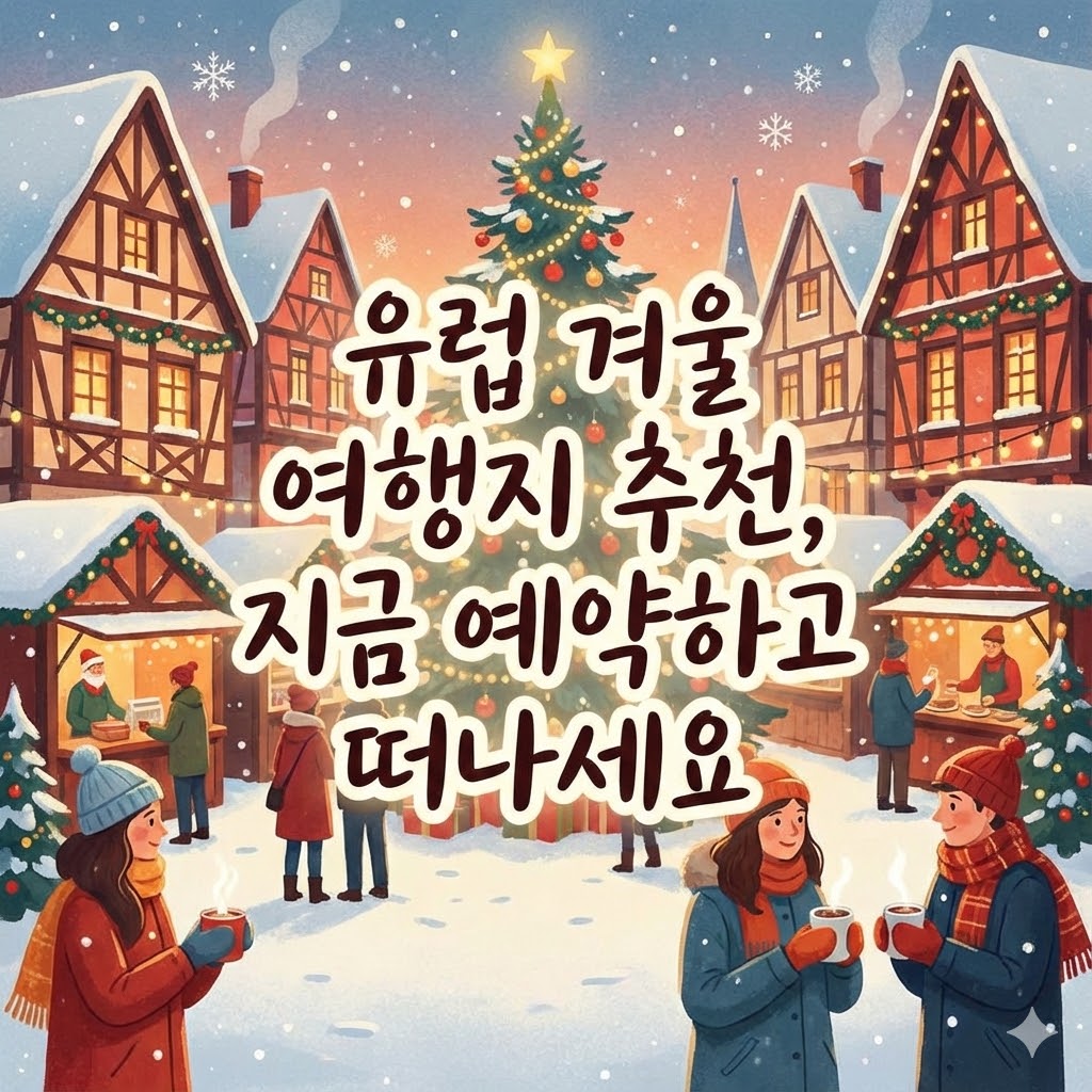 유럽 겨울 여행지 추천, 지금 예약하고 떠나세요