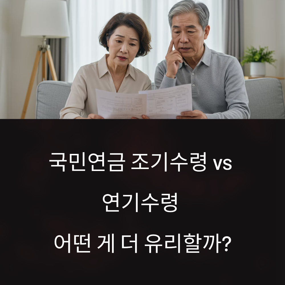 국민연금 조기수령 vs 연기수령 &ndash; 어떤 게 더 유리할까?