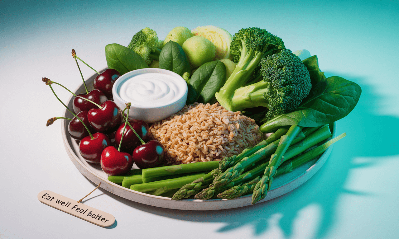 통풍에-좋은-음식-체리-채소-사진