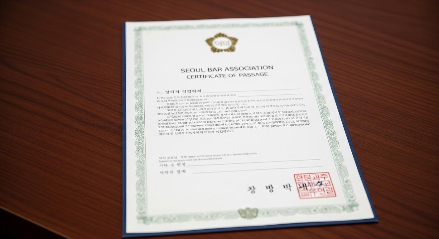 서울지방변호사회 경유증표