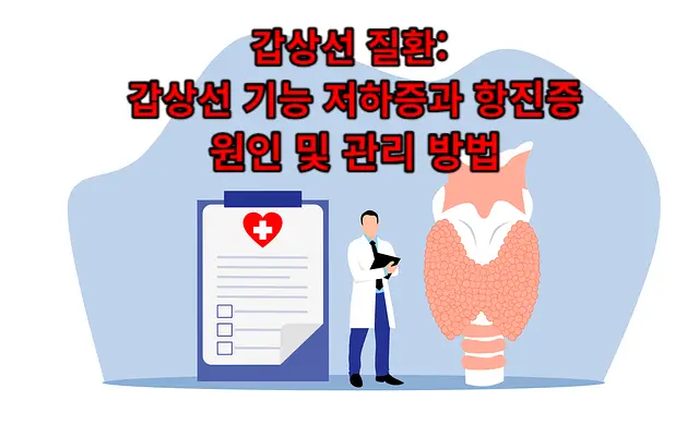 갑상선 질환(Thyroid Disorders): 갑상선 기능 저하증과 항진증 원인 및 관리 방법
