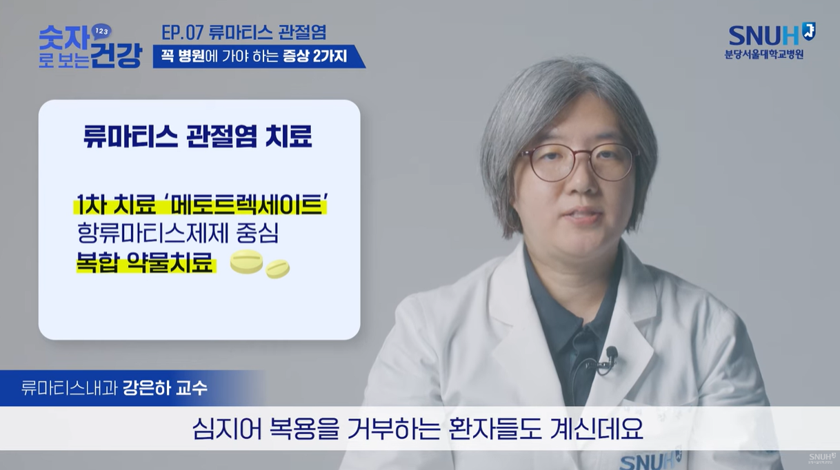 메토트렉세이트 복용하는 복합약물치료