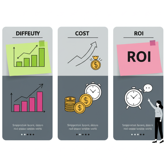 난이도·비용·ROI 비교표