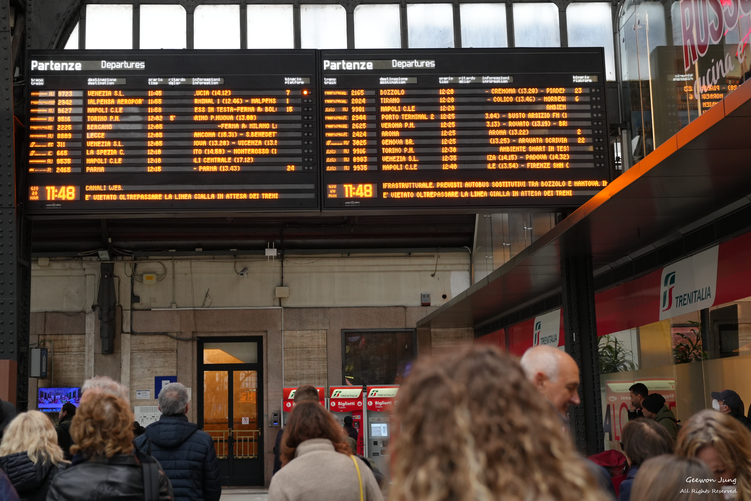 로마 공항에서 시내 (테르미니역) 가는 방법
