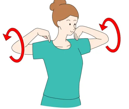 팔, 견갑골 스트레칭