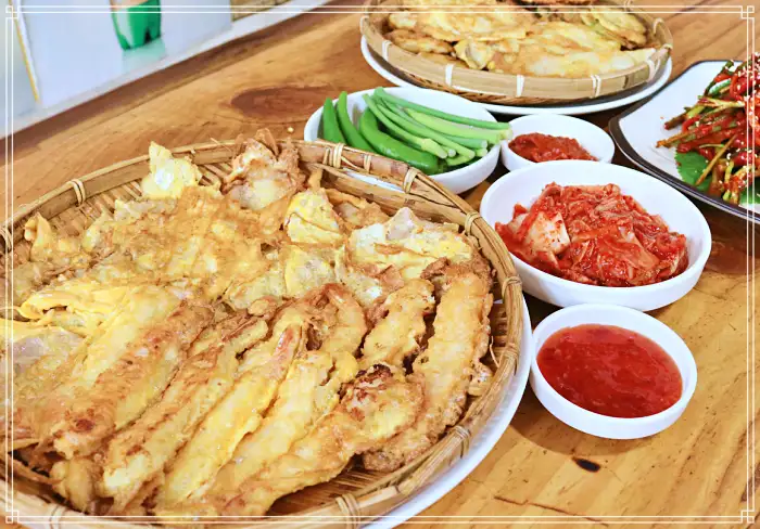 사당 이수 맛집 모듬전, 육전, 동그랑땡, 홍어무침