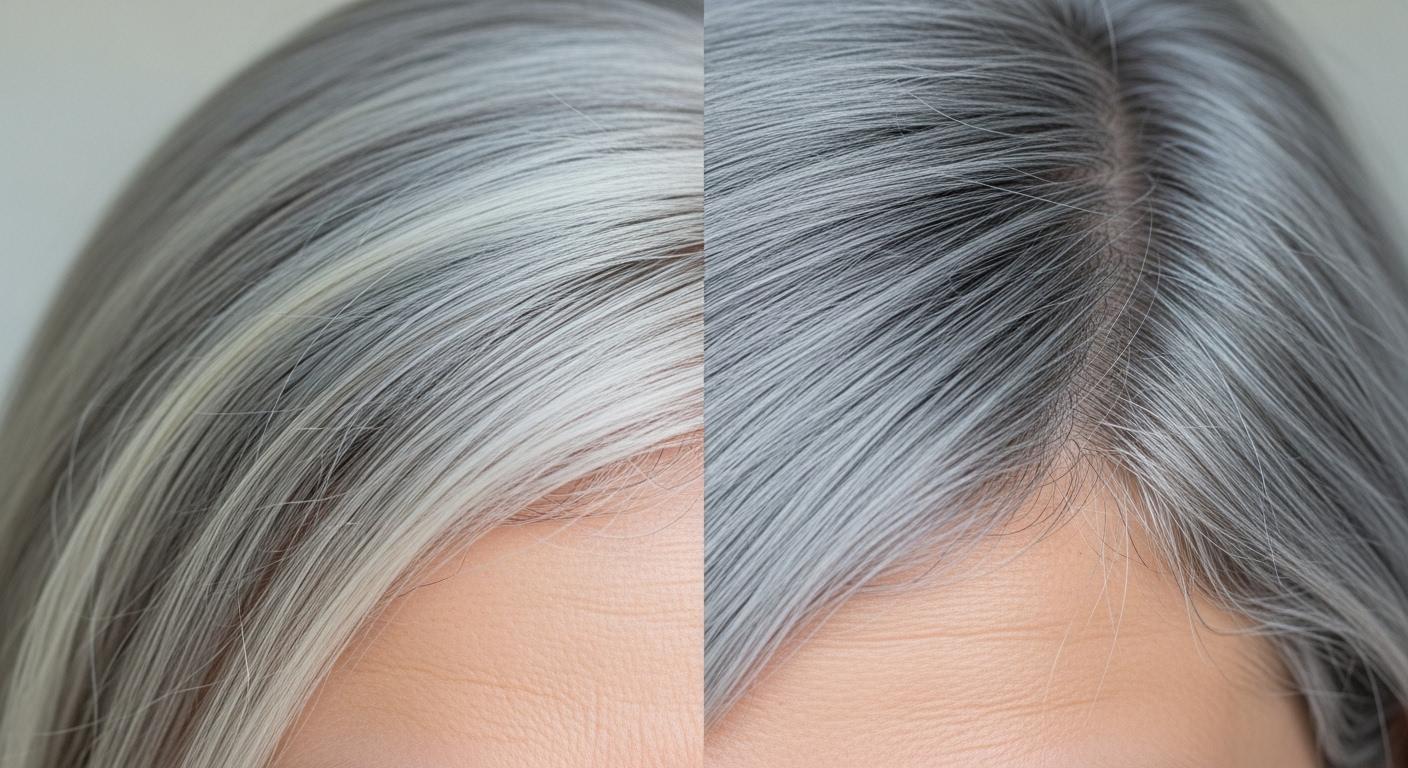 새치 흰머리 차이