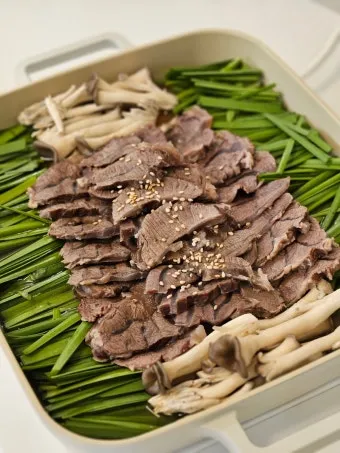 아롱사태 수육 전골 소스 맛있는 소고기 아롱사태 수육 삶는법 완벽 레시피_15