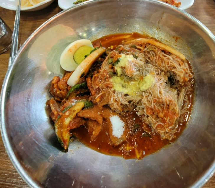 매일아침 대박의기술 회냉면