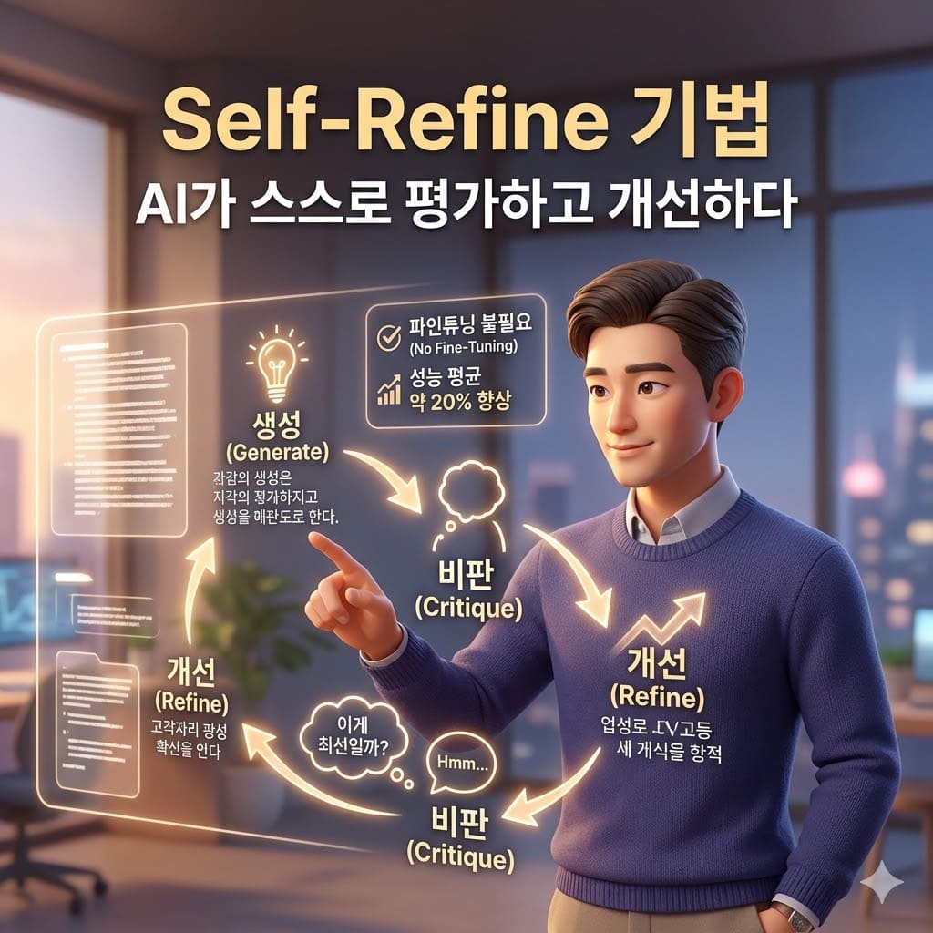비판과 진화: Self-Refine 기법