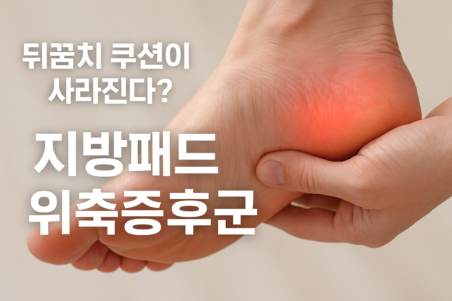 지방패드 위축증후군