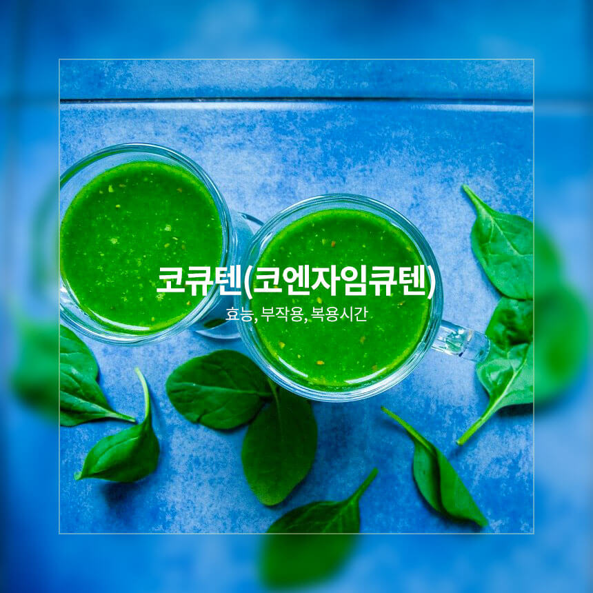 코큐텐 효능&#44; 부작용&#44; 복용시간