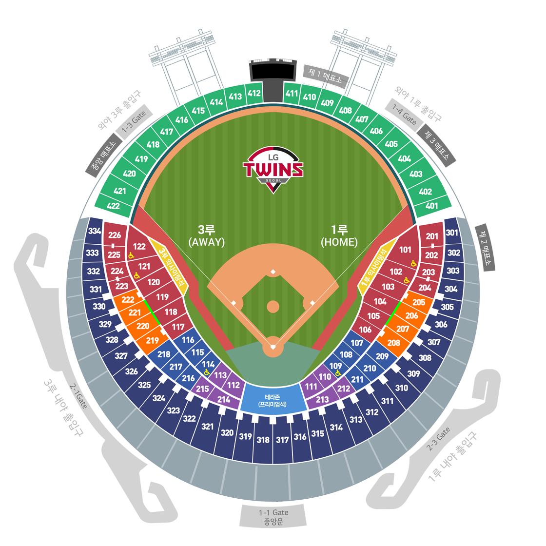 LG 트윈스 서울종합운동장 야구장 예매 방법