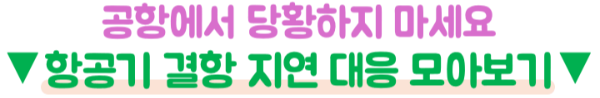 항공기-결항-지연-대처방법-환불-보상-여행자보험-청구