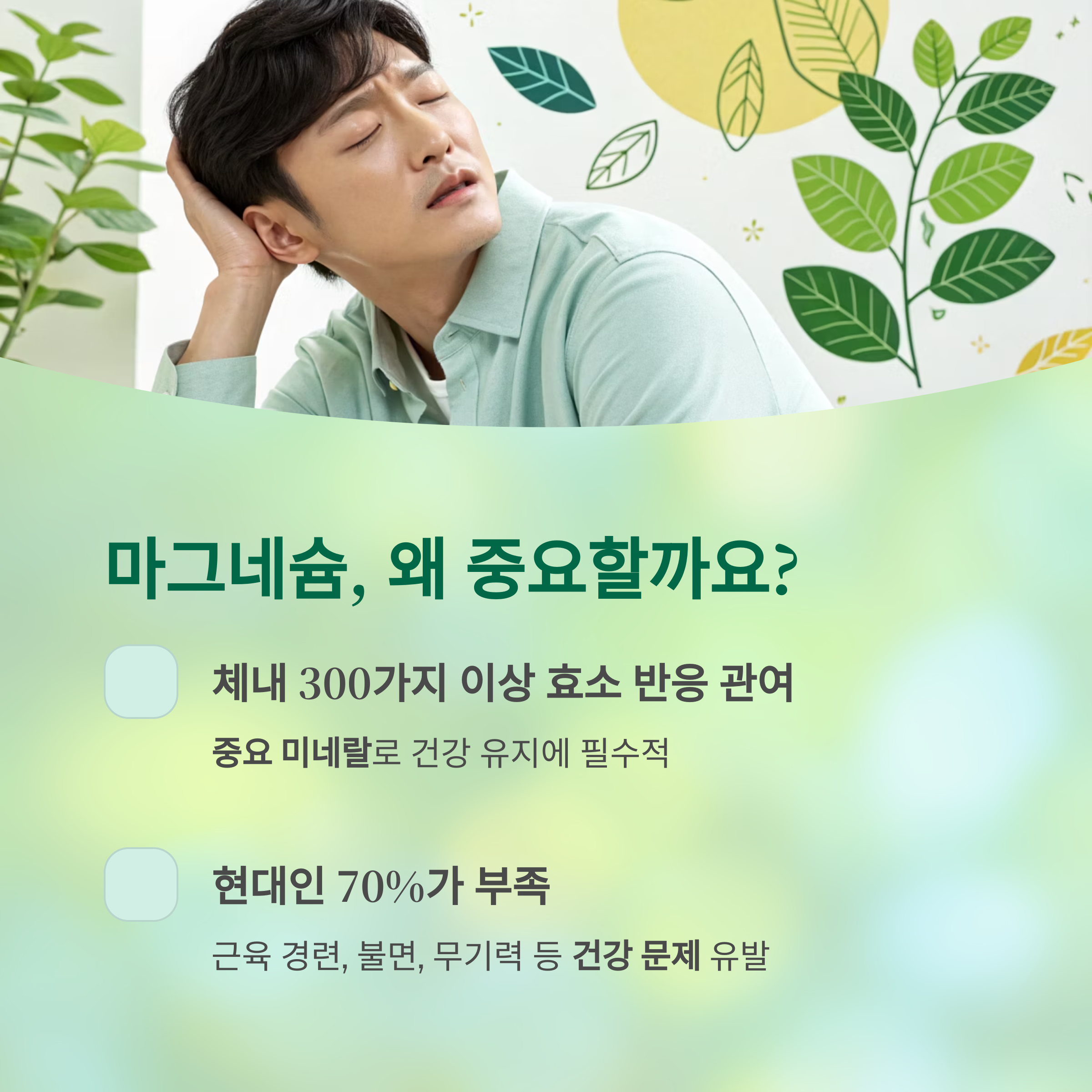 마그네슘, 왜 중요할까요?