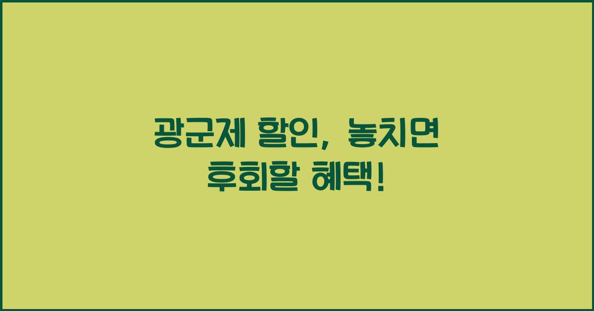광군제 할인