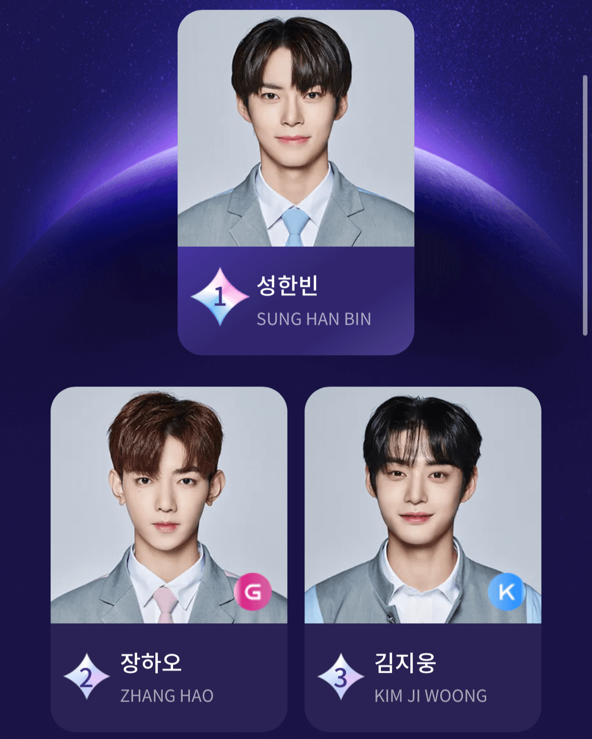 보이즈플래닛 순위