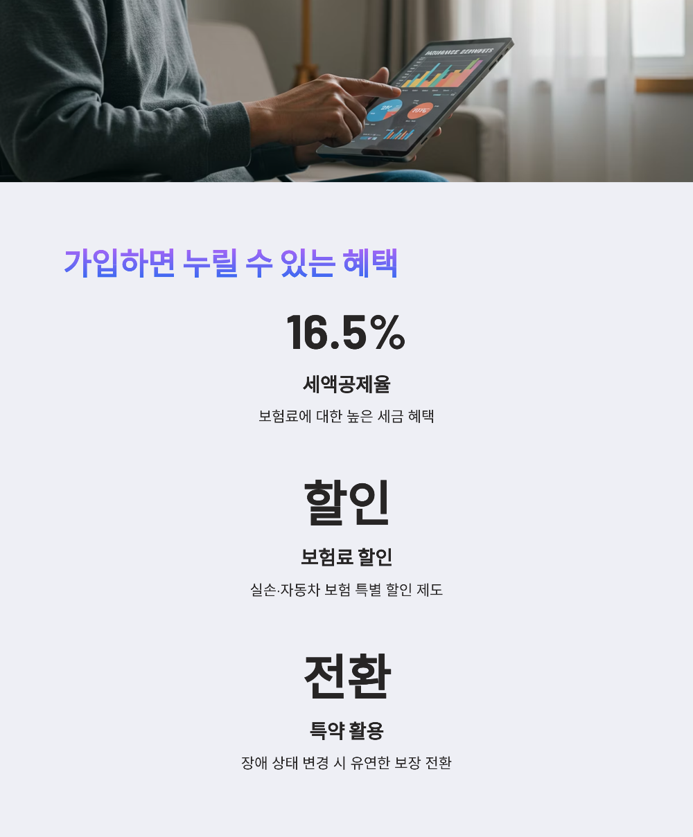 이 보험, 장애인도 가입 가능합니다｜혜택까지 챙기세요