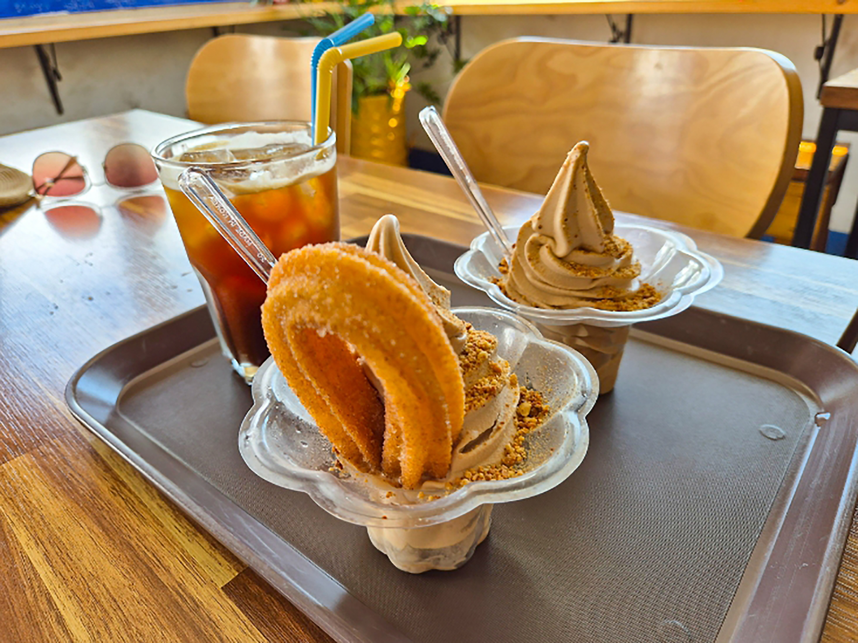 우도몬딱 카페의 땅츄 메뉴