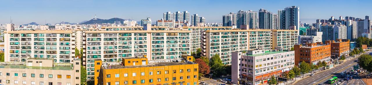 서울 아파트 전경 사진