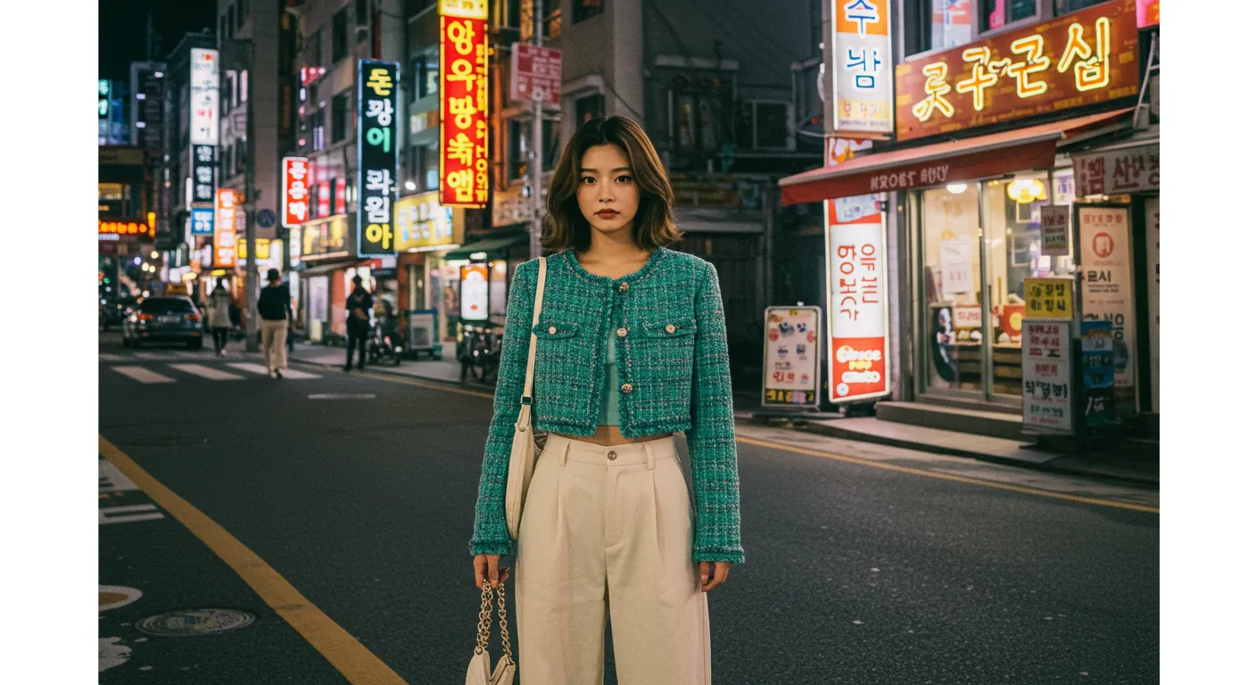 하이웨이스트 와이드 팬츠