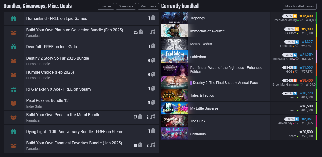 IsThereAnyDeal-최저가-게임-구매-방법-확인사이트-가격시세표