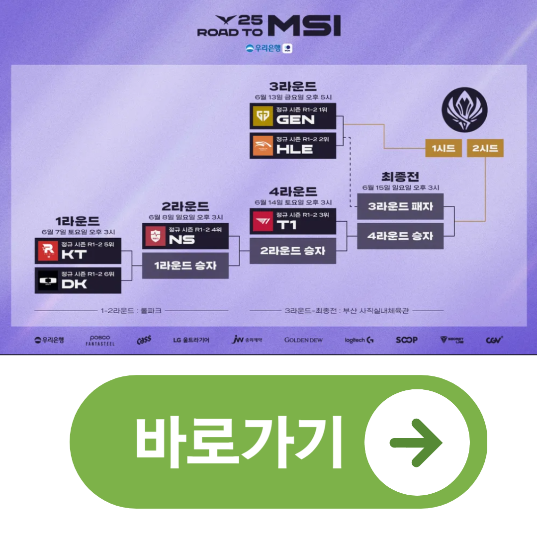2025 MSI 일정