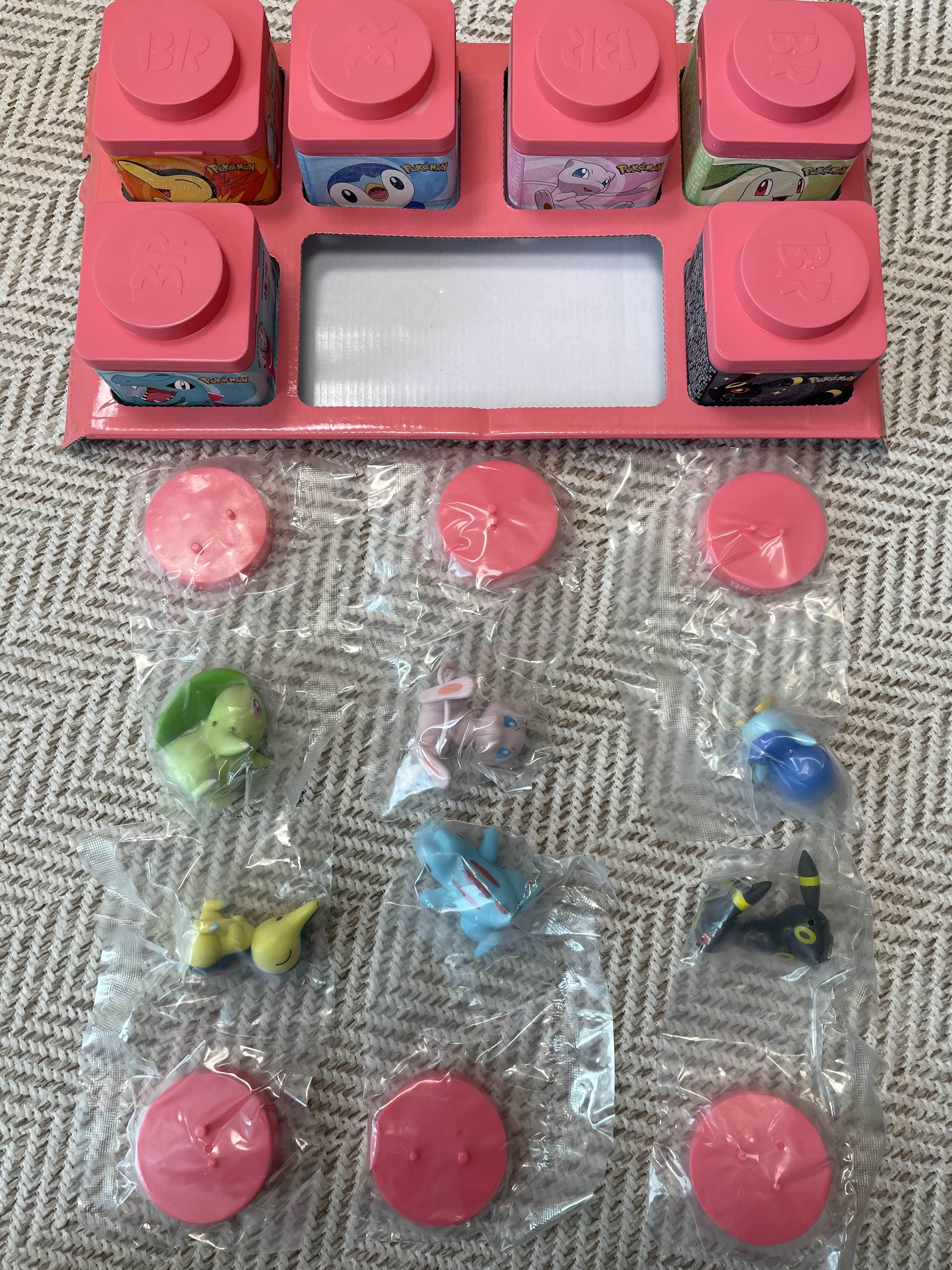 베스킨라빈스 블록팩&포켓몬 피규어 6종세트 시즌2 사진