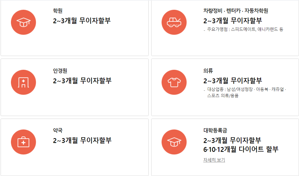 '24년도 1월 삼성카드 무이자할부