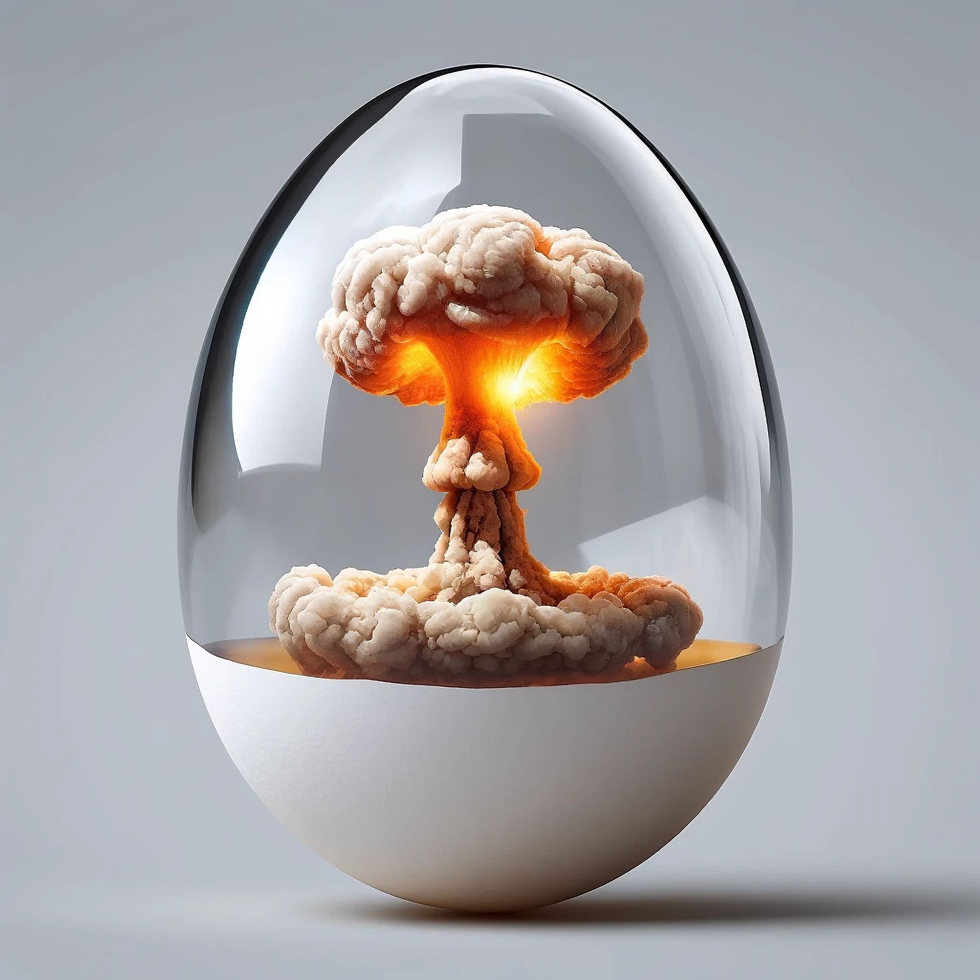 방사능 원자폭발 모형