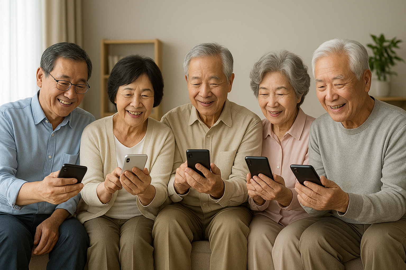 시니어 세대를 위한 스마트폰 활용법