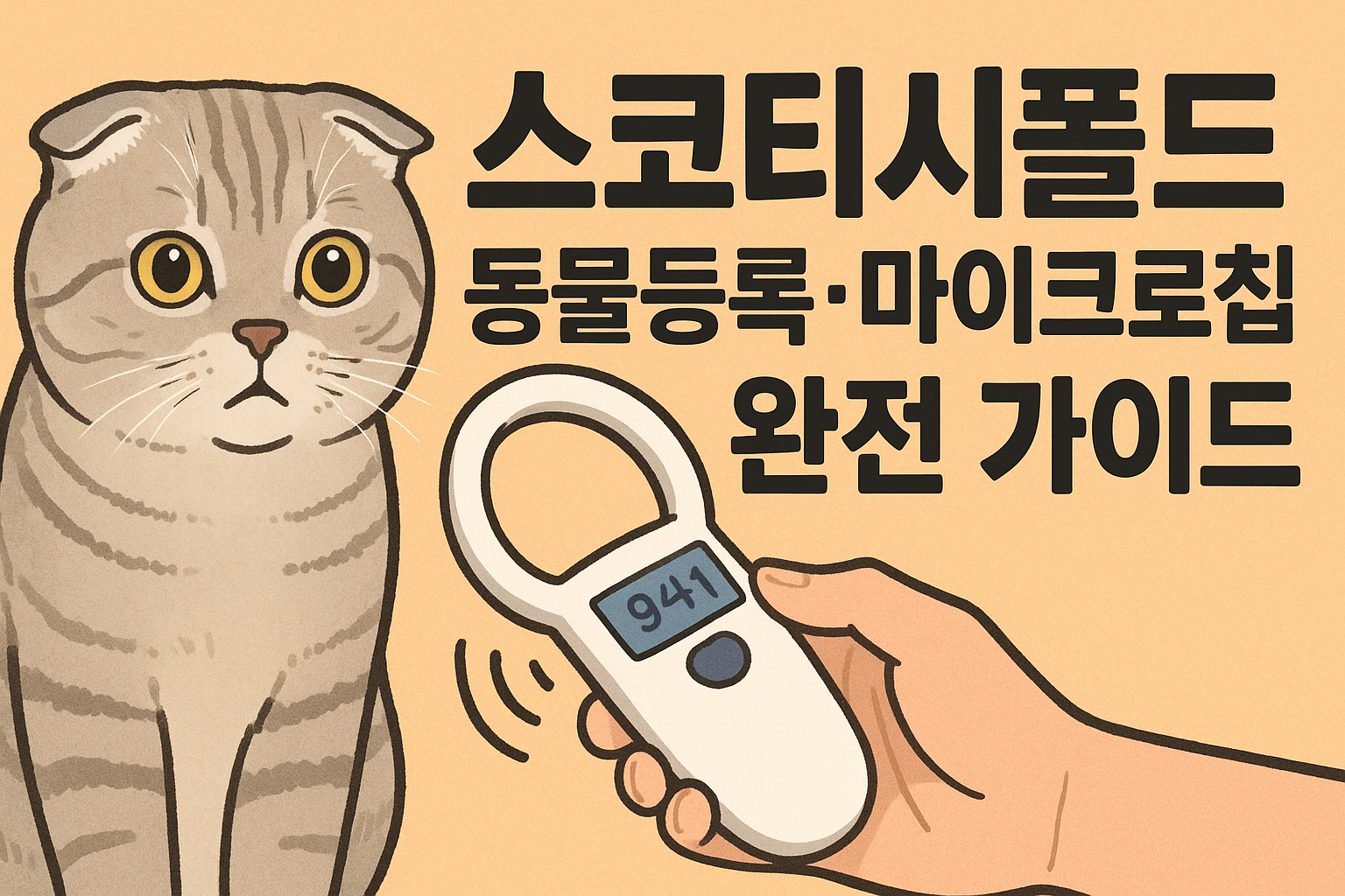 스코티시폴드 동물등록
