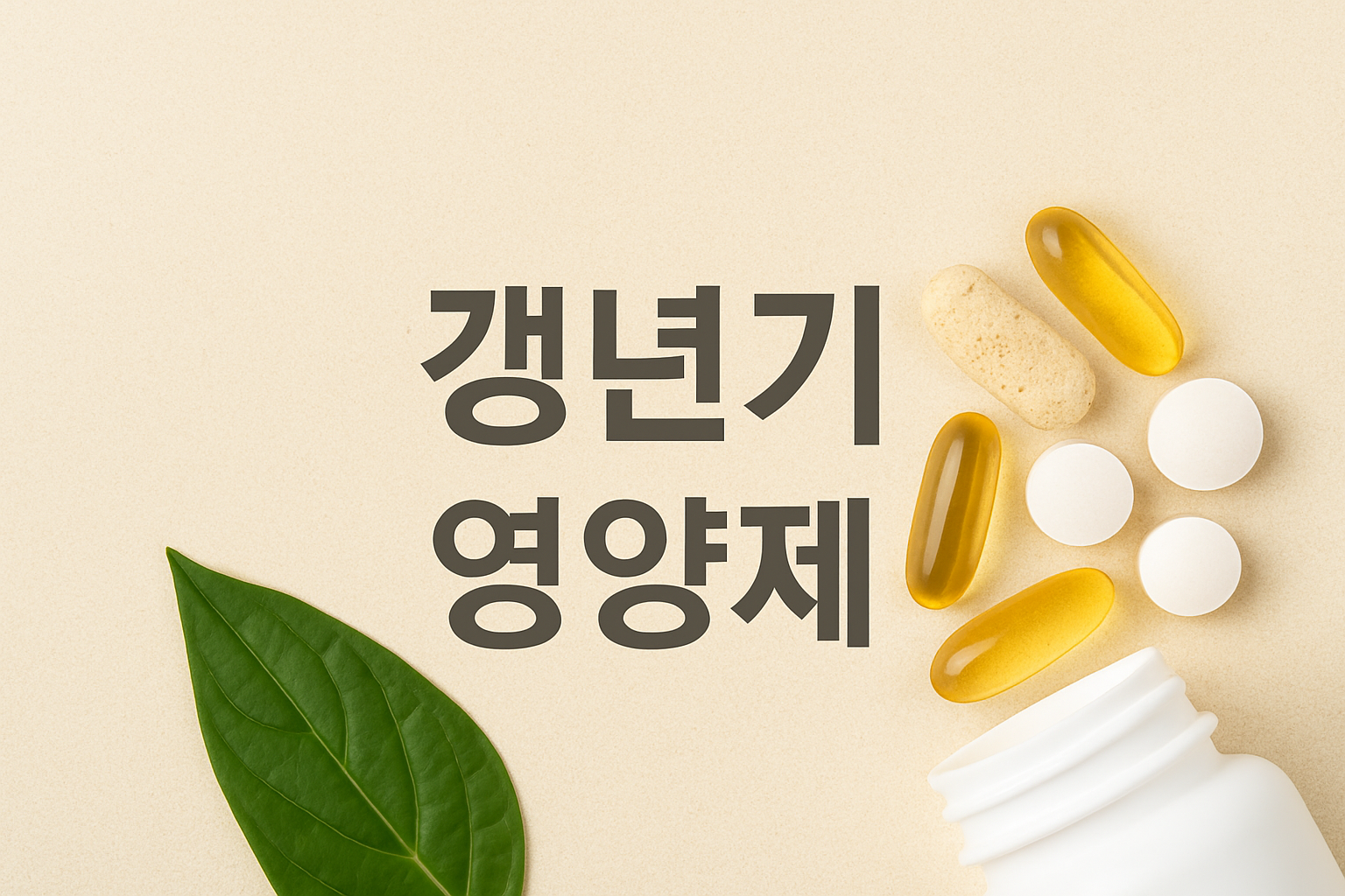 갱년기 영양제 관련 이미지