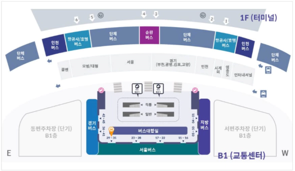 6012번-공항버스-승차장1