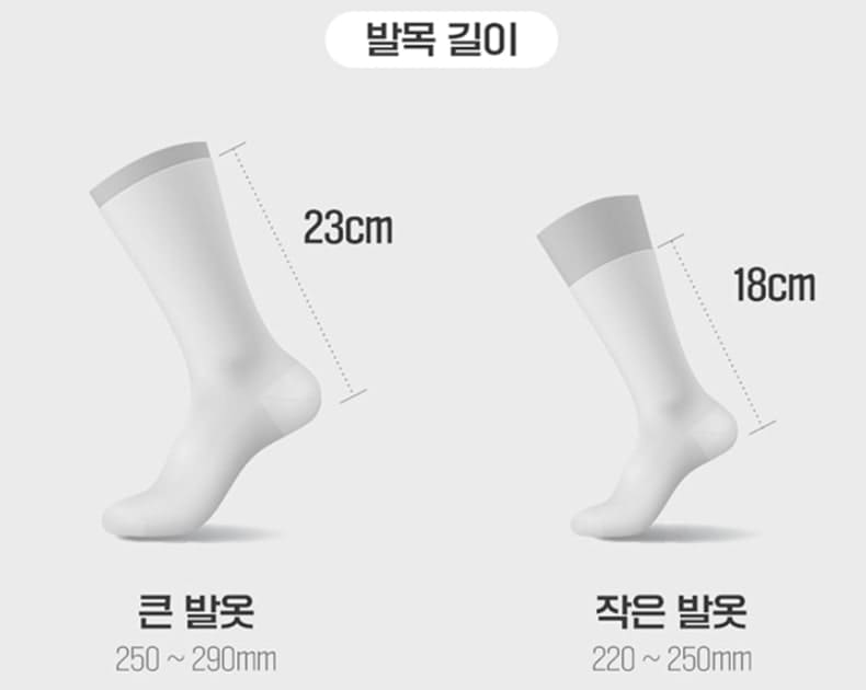 어준의 더 파워풀 굿즈 불사조 로고 한정판 발옷(양말) 사이즈