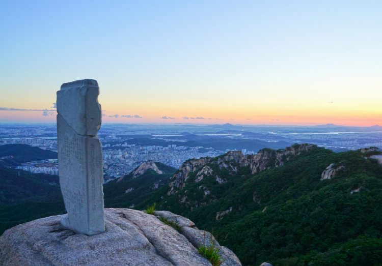 북한산 등산코스 지도