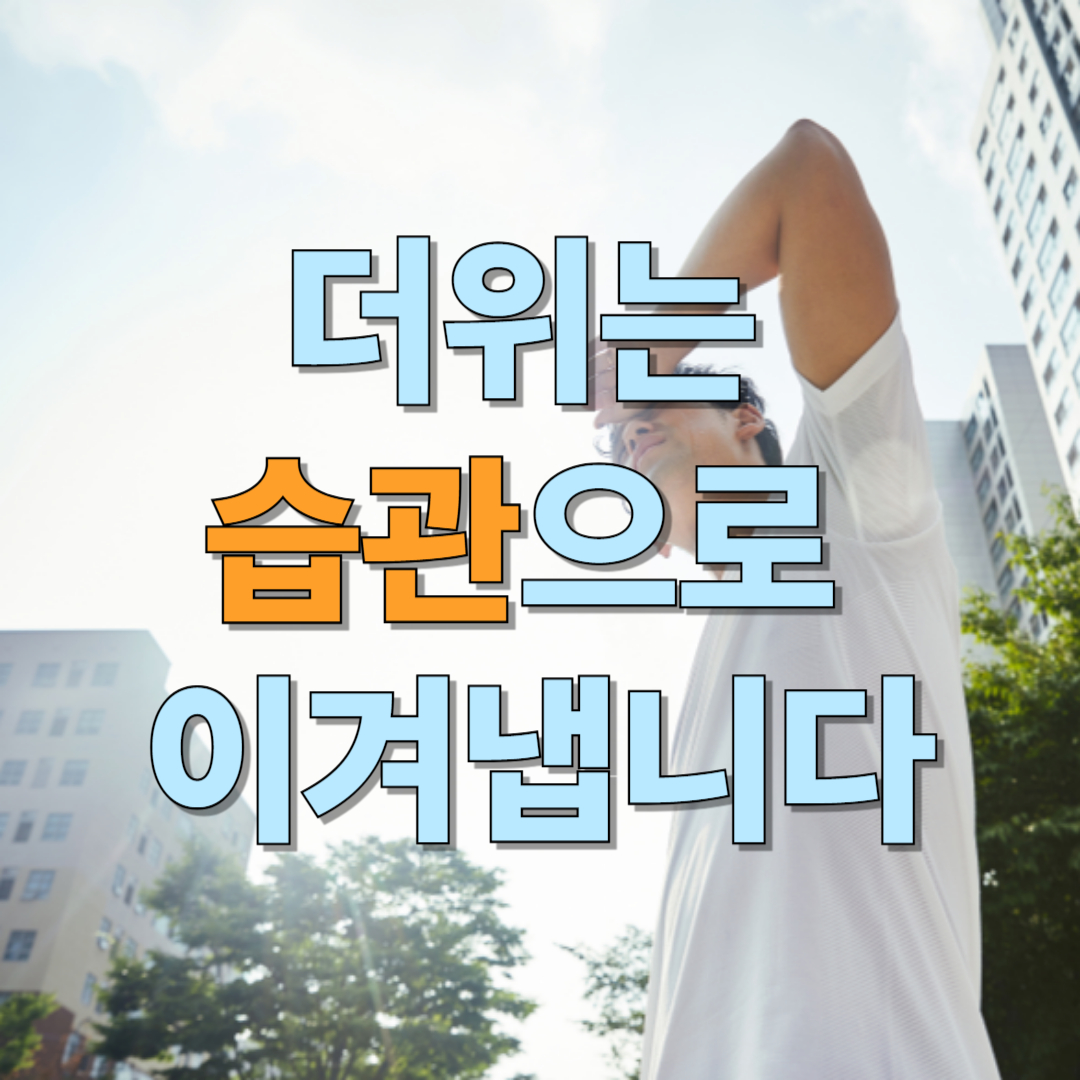 더위 잘 보내는 루틴 – 생활 속 온도관리 팁 정리