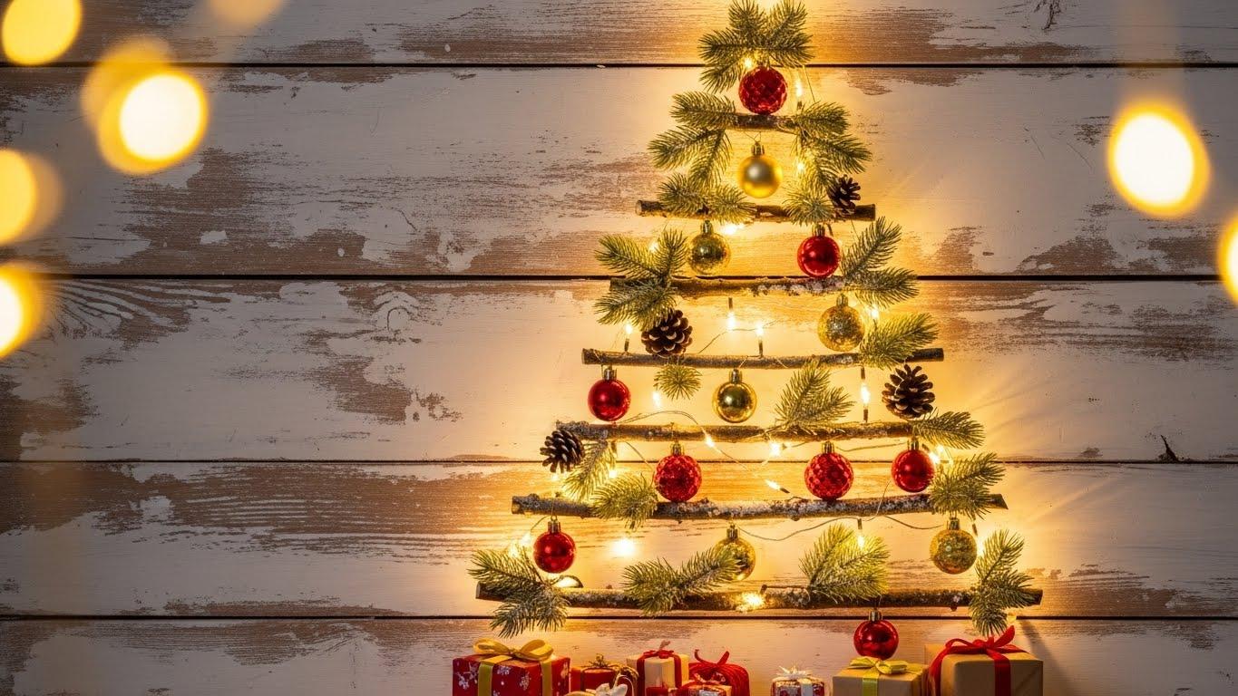 크리스마스 벽트리 장식