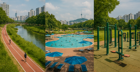 베이붐세대의 도심속 운동