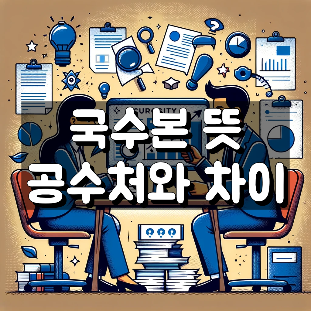 국수본 뜻 설명 및 공수처와의 차이 비교 대표 이미지