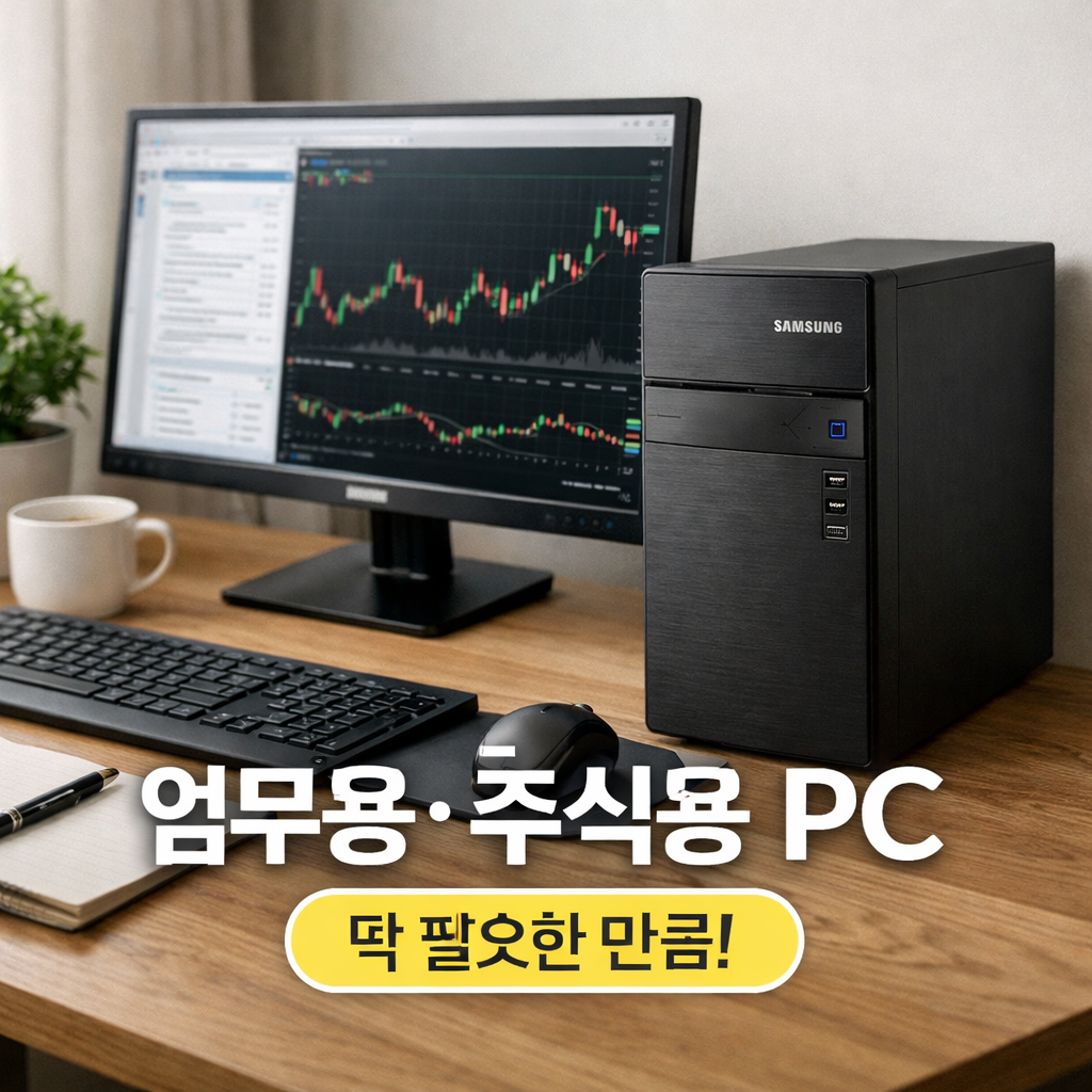 삼성 코어 i5 데스크탑 DB400 윈도우11 탑재, 사무용부터 주식용까지 “딱 필요한 만큼” 깔끔하게 😊