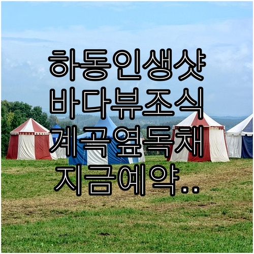 바다 뷰 조식 맛집부터 계곡 옆 독채..