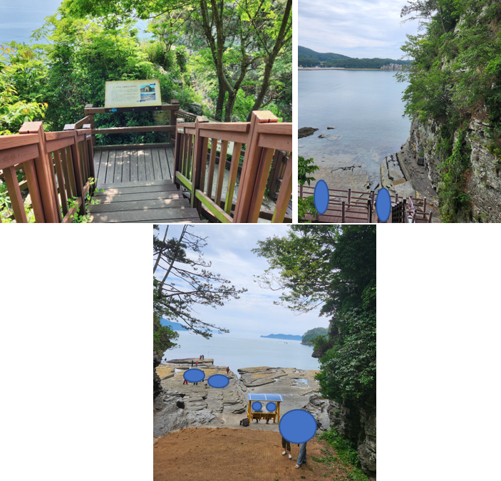 공룡박물관에서-상족암-가는길