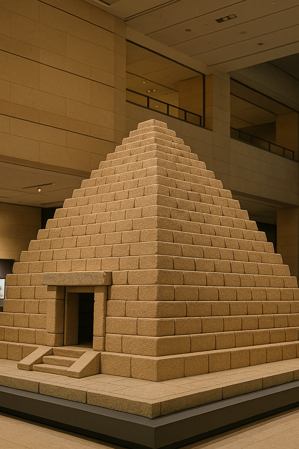 국립중앙박물관 - 장군총 모형 AI 이미지