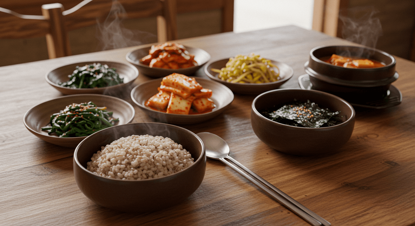 보리밥, 꽁보리밥, 보리밥짓는법, 열무보리비빔밥, 청국장, 다이어트식단, 건강밥상, 전통음식, 한식, 쌈밥