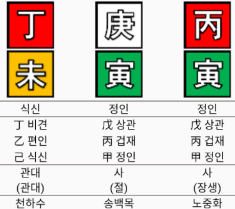 박민영 사주명식